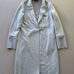 Premise Faux Suede Trench Coat Photo 0