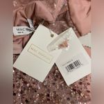 Mac Duggal NWT  Embellished Plunged Neck Sleeveless Trumpet Gown Rose Size 10 Photo 10