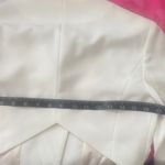 Mustard Seed  Cream Blazer with Asymmetrical Zipper Photo 7