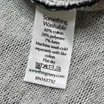 Something Navy  black Crewneck ‘something to smile in’ Sweatshirt Photo 6