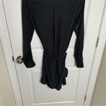 Haute Hippie  black silk long sleeves belted mini dress‎ size small Photo 8