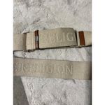 True Religion Tan Crossbody Bag With Gold Logo & Adjustable Canvas Strap Photo 2