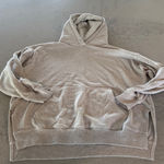 American Eagle  Outfitters Cream/ Gray Jegging Fit Hoodie size XXS Photo 0