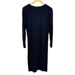 CHARLI LONDON Size XS Wool Blend Long Sleeve Scoop Neck Navy Blue Sweater Dress Photo 2