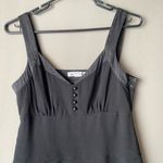 Kenzie sz M black 100%‎ silk Vintage ruffle layer y2k mini dress Size M Photo 1