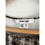 Helmut Lang  Nova Ruched Jersey Dress Size Small Pullover Slimming 3/4 Sleeve USA Photo 6