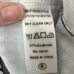 J. Marie Gingham Embroidered Dress Black Photo 5