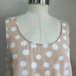 Haven Well Within Cupro Polka Dot Maxi Dress Vegan Silk Blush Pink Sz M Size M Photo 8