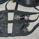 Daisy Fuentes  black cage lace overall adjustable strapy Bra, size 36B Photo 2