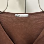 ZARA  Cross Tie Top NWOT Photo 1