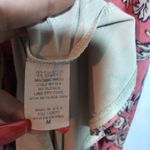 Fresh Of LA Neutral Boho Halter V Neck Stretchy Maxi Sun Dress Size M Red Size M Photo 2