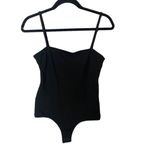 Free People  Intimately Women’s Sz Medium Square Neck Body Suit Black Photo 1