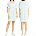 NWT La Ligne New Edie Knit Dress in Pale Blue Ivory Striped Casual Size Small S Photo 1