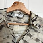 Equipment Femme Silk Tiger Print Button Down | Size: XS Photo 3