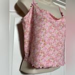 Forever 21 NWT Pink Bow Floral Coquette Spaghetti Strap Women’s Cute Tank Top Photo 3