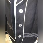 Jh collection black linen blazer classic plus size contemporary minimalist Photo 1