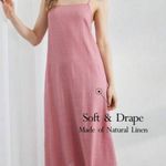 Soft & Drape Pink Linen Dress Size XS Photo 0