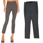 Rag and Bone  Simone‎ Check Pant Grey Multi Red Plaid Check Size 00 Photo 1