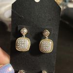Elegant Gold and Silver Stud Earrings Set Photo 1