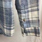 Kuhl  Gray & White Plaid Checker Button Up Long Sleeve Fleece Top S Photo 2
