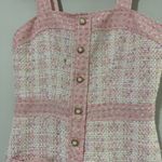 Amanda Uprichard Archie Dress in Pennington Tweed Size M Pink Photo 4