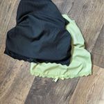 SheIn Lace Trim Tube Tops - Black and Light Green Photo 1