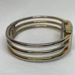 Kessaris vintage women watch 18mm cuff bangle bracelet gold tone quartz running Photo 4