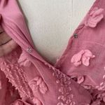 Flying Tomato A.Calin Pink Long Sleeve Pom Pom Mini Dress L Photo 6