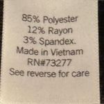 Nine West Women’s leggings - Large - charcoal gray w/tiny herringbone pattern Photo 6