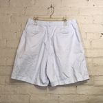 Lands' End  Women's 12 Vintage 100% Cotton Light Blue Mid-Thigh Bermuda Shorts Photo 2