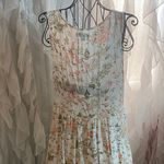 Frye  L floral button down pockets Floral Maxi Dress Photo 7