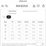 Rihoas Red Floral Boat Neck Mini Dress Size M Photo 4