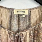 L'Agence L’agence silk blend sheer blouse size XS Photo 2