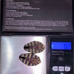 Vintage Unsigned Egyptian Pharaoh Resin Clip On Earrings Photo 9