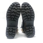 Steve Madden Alaska Faux Fur Black Leather Combat Women Boots Size 6.5 Photo 9