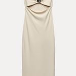ZARA  maxi dress conch cutout fitted bodycon party cocktail evening  Photo 12