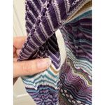Missoni Vtg Multi-Color Sweater Top Geometric Stripe Italy Designer Artsy Y2K Photo 6
