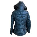 Nanette Lepore Women's Puffer Jacket with Faux Leather size small Coat Photo 3