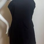 Zaful Black Mini Dress with Spaghetti Straps skort bottom Photo 0