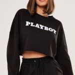 Missguided Playboy Cropped Sweatshirt Photo 2