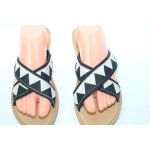 Toms  black&white ladies sandals size 9 Photo 2