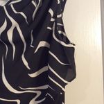 Lush Clothing New NWT Lush one shoulder black white print tie front top shirt womens Medium M Photo 3