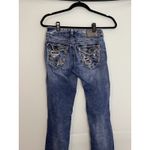 Silver Jeans Co Suki Mid Slim Bootcut Jeans Womens W26 Distressed Medium Wash Photo 2