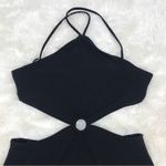 Gianni Bini  Black Kent Cutout Halter Maxi Dress Backless Sexy‎ Size Medium New Photo 3