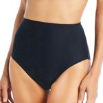 BEYOND CONTROL Tummy Control Classic High Waisted Bikini Bottom Black Size 8 NWT Photo 8