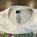 MTV White Floral Graphic T Photo 1