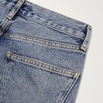 AGOLDE | Revolve Lana Straight-Leg Distressed Denim Jeans in Blue Photo 2
