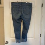 Loft Jeans 14/32 More Shine Less Shade Sun Embroidered Modern Skinny Wide Hem Photo 1