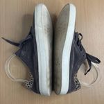 Lucky Brand Women's Gray Leopard Lucia Suede Lace Up Sneakers Sie 8.5 Photo 2