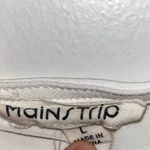 Main Strip White Long Sleeve Crop Top Photo 2